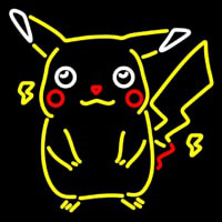 Pikachu Neontábla