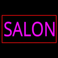 Pink Salon With Red Border Neontábla