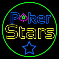 Pokers Stars 1 Neontábla