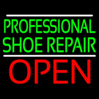 Professional Shoe Repair Open Neontábla