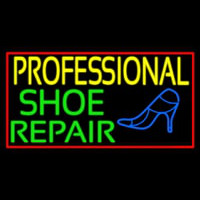 Professional Shoe Repair With Border Neontábla