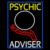 Psychic Adviser Crystal Logo Neontábla