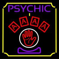 Psychic With Hand Neontábla