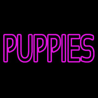 Puppies Purple Neontábla