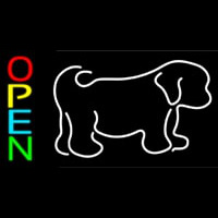 Puppies With Logo 2 Neontábla