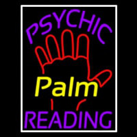 Purple Psychic Reading With Yellow Palm Neontábla