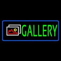 Red Gallery With Logo With Border Neontábla