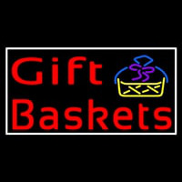 Red Gift Baskets With Logo Neontábla