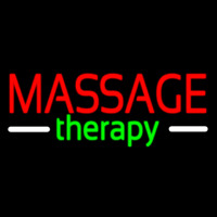 Red Massage Therapy Neontábla