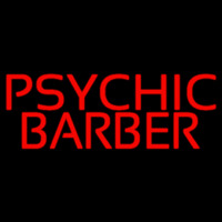 Red Psychic Barber Neontábla