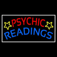 Red Psychic Blue Readings Neontábla