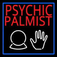 Red Psychic Palmist Neontábla