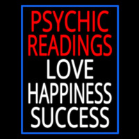 Red Psychic Readings White Love Happiness Success Neontábla