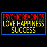 Red Psychic Readings Yellow Love Happiness Success Neontábla