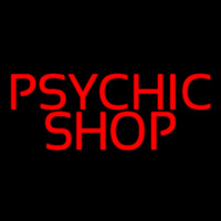 Red Psychic Shop Neontábla