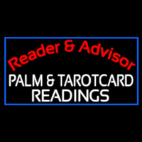 Red Reader And Advisor White Palm And Tarot Card Readings Neontábla