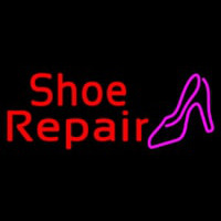 Red Shoe Repair Sandal Neontábla