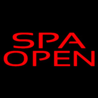 Red Spa Open Neontábla