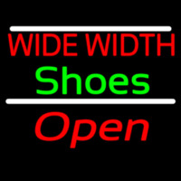 Red Wide Width Green Shoes Open Neontábla