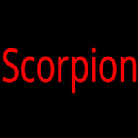 Scorpion Red 1 Neontábla