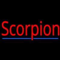 Scorpion Red 3 Neontábla