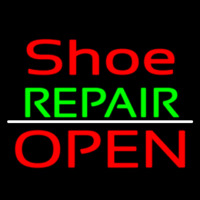 Shoe Repair Open Neontábla