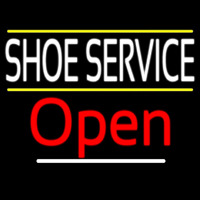 Shoe Service Open Neontábla