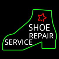 Shoe Service Repair Neontábla