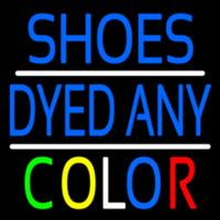 Shoes Dyed And Color With Line Neontábla