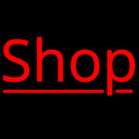 Shop Logo Neontábla