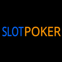 Slot Poker 2 Neontábla