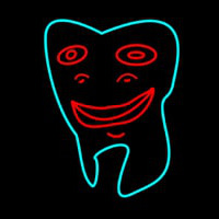 Smiley Teeth Logo Neontábla