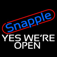 Snapple Yes We Re Open Neontábla