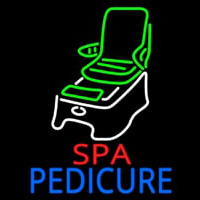 Spa Pedicure Chair Logo Neontábla