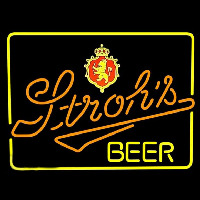 Strohs Lighted Beer Sign Neontábla