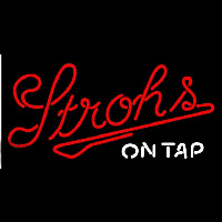 Strohs On Tap Beer Sign Neontábla