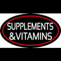 Supplements And Vitamins Neontábla