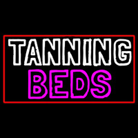 Tanning Beds Neontábla