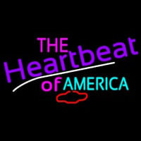 The Heartbeat Of America Neontábla