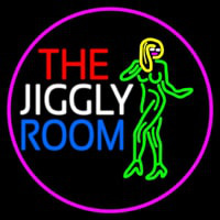 The Jiggly Room With Girl Logo Neontábla