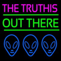 The Truth Is Out There Neontábla