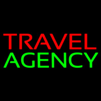 Travel Agency Block Neontábla