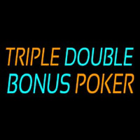 Triple Double Bonus Poker 1 Neontábla