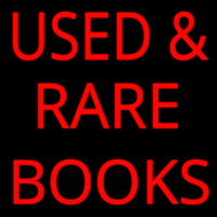 Used And Rare Books Neontábla