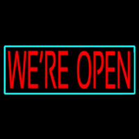 We Re Open Neontábla