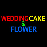 Wedding Cakes And Flowers Neontábla