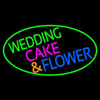 Wedding Cakes And Flowers Neontábla