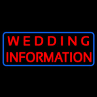 Wedding Information Neontábla