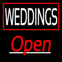 Weddings Script2 Open Neontábla