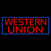 Western Union Neontábla